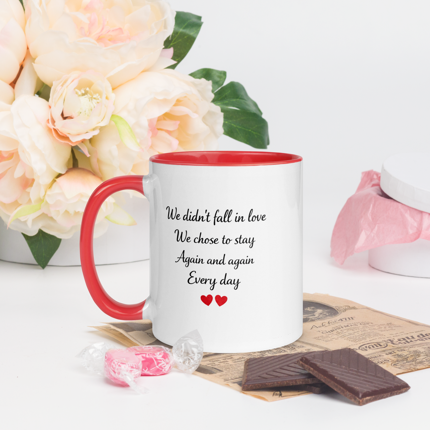 We Chose to Stay Valentine Mug