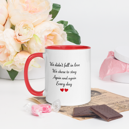 We Chose to Stay Valentine Mug